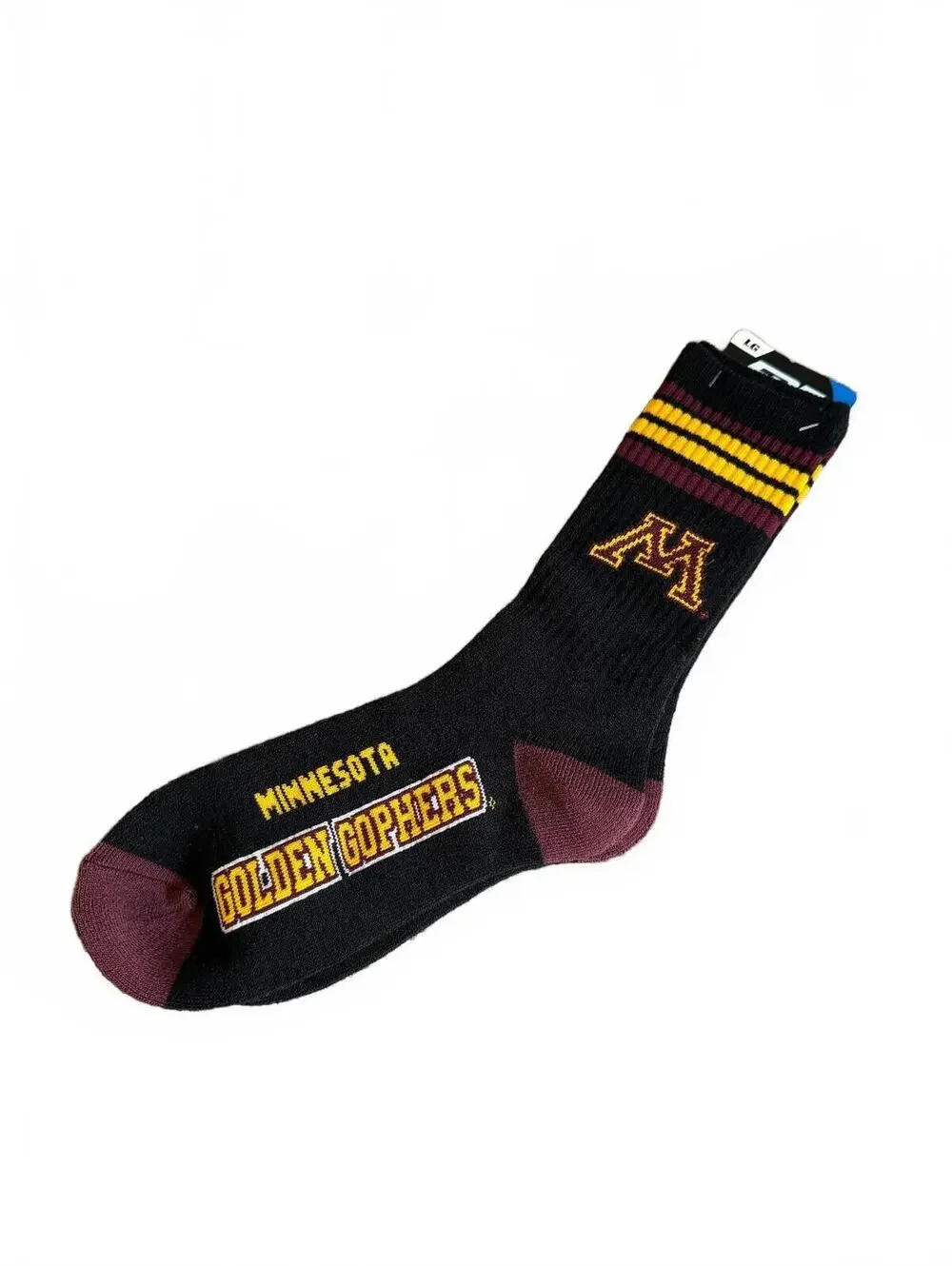 NWT Minnesota Gophers Crew-Length Socks Size Large